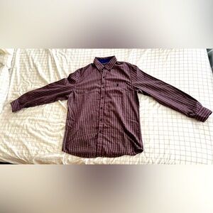 USPA Men’s Medium Burgundy Flannel